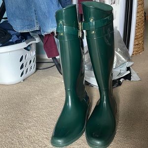 Ralph Lauren Green Hunter Rain Boots